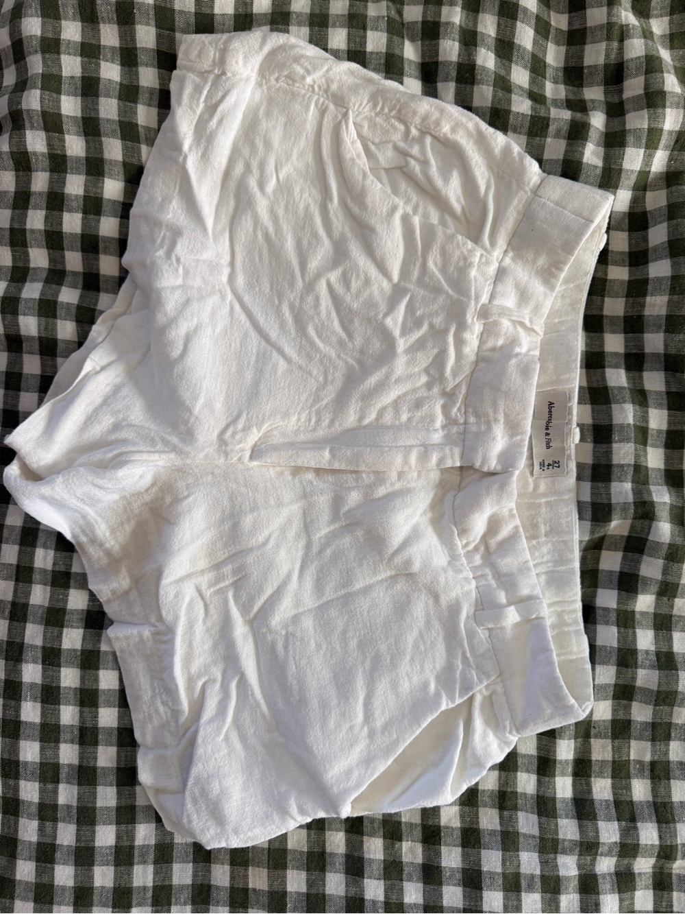 Abercrombie & Fitch White Women's Shorts